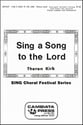 Sing a Song to the Lord Three/Four-Part choral sheet music cover